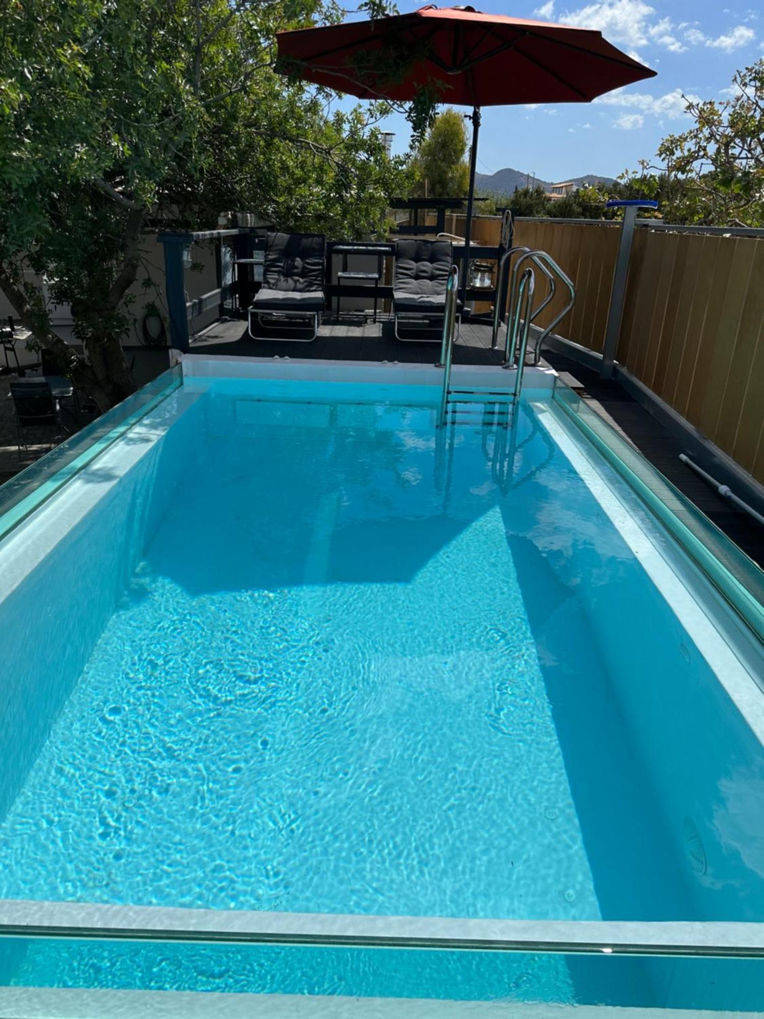 KhloiSolmar Aegina With Private Pool - Jacuzzi公寓 外观 照片